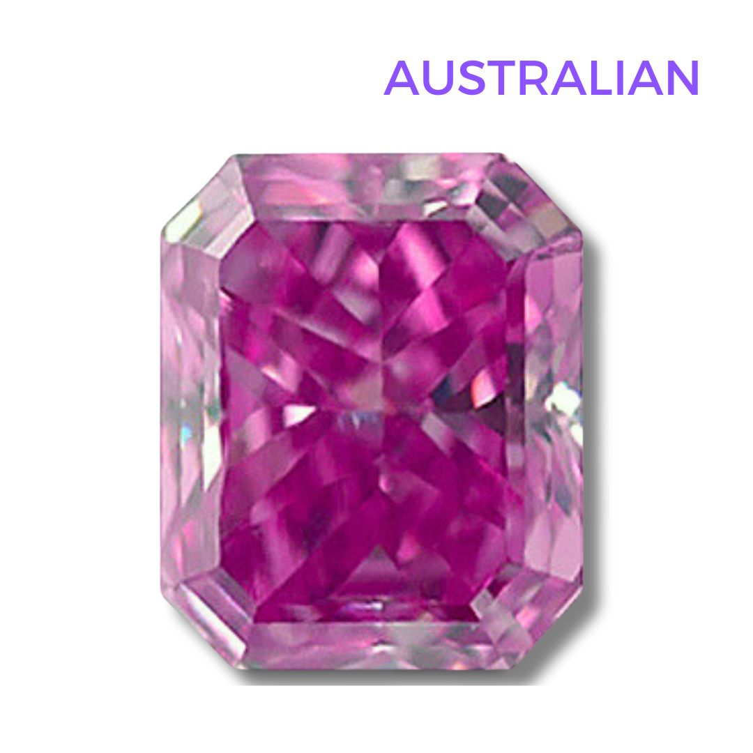 0.50 SI1 Fancy Vivid Pinkish Purple Radiant | Australian